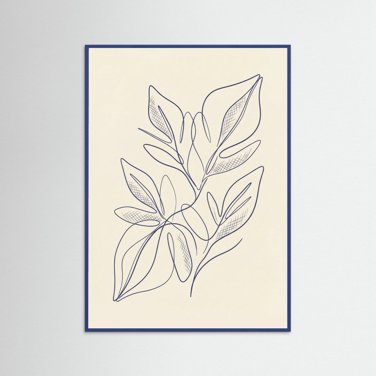 Blue Wood Blue Still Contemplation