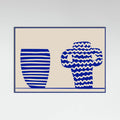 Blue Vases Poster – poster and art print