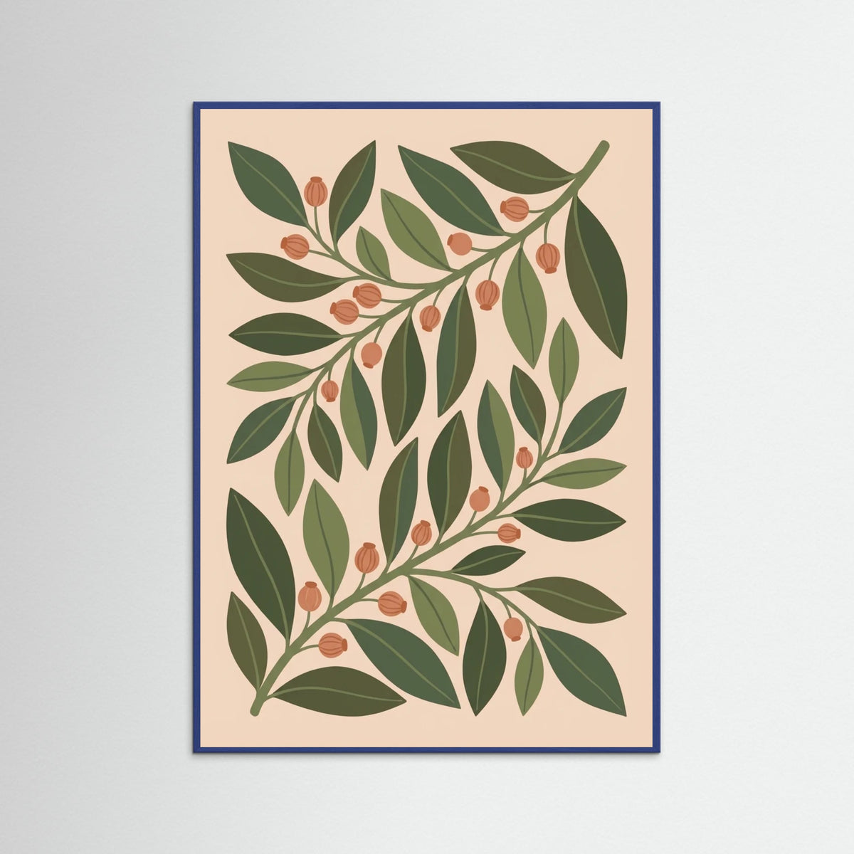 Blue Wood Blush Panel