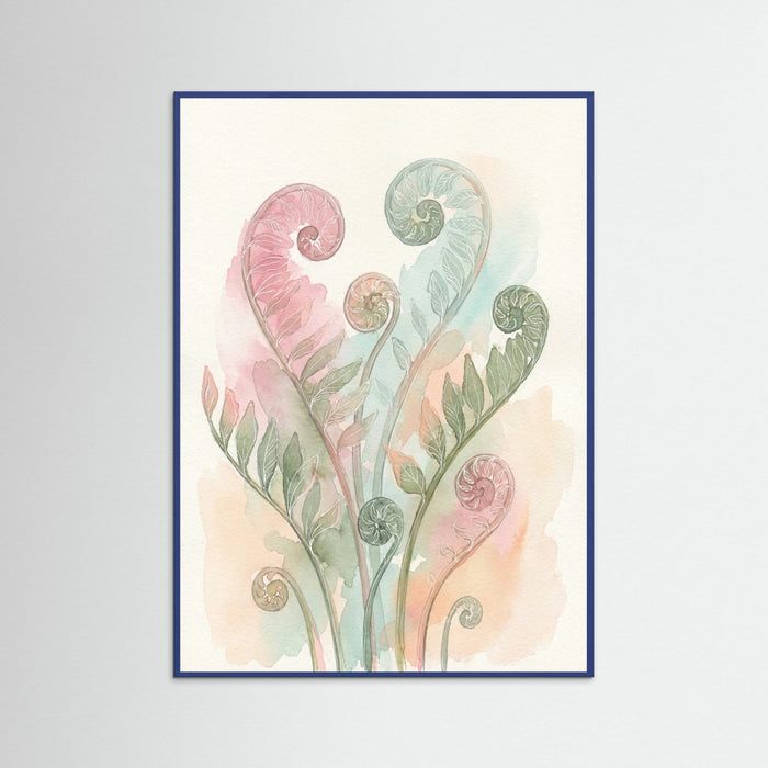 Blue Wood Blushing Blooms