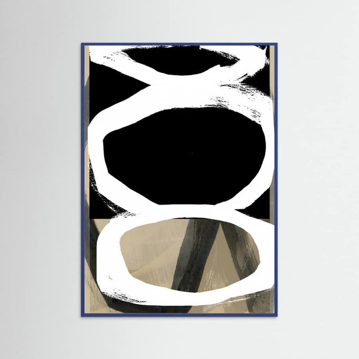 Bold Black On White No4 Poster – plakat og kunsttryk