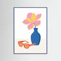 Blue Wood Bold Elegance