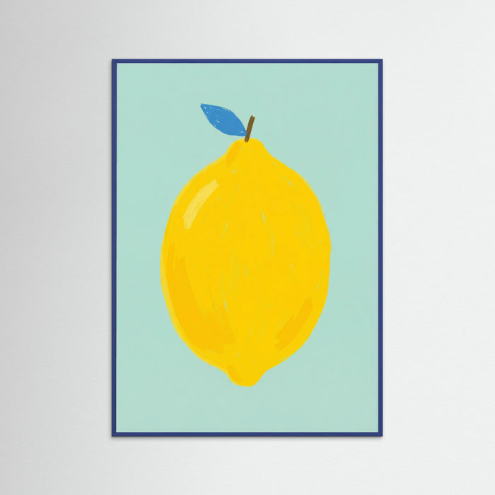 Bold Green Pear – poster and art print
