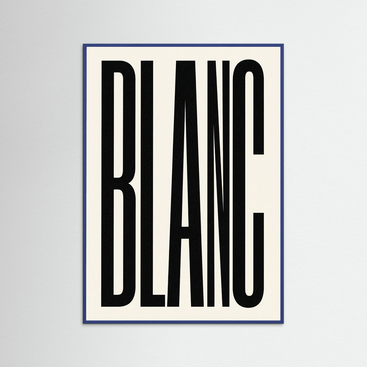 Blue Wood Bold Noir Statement