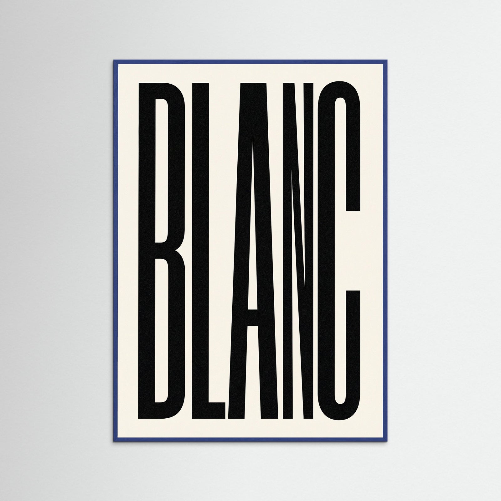 Blue Wood Bold Noir Statement