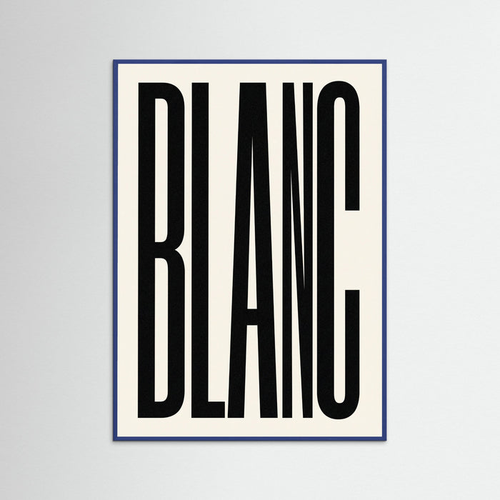 Blue Wood Bold Noir Statement