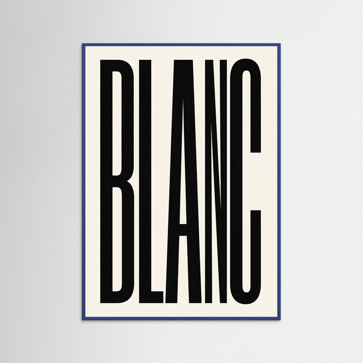Blue Wood Bold Noir Statement