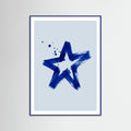 Blue Wood Bold Statement