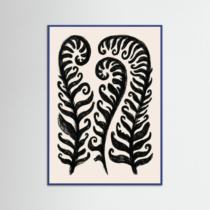 Blue Wood Bold Vase Blooms