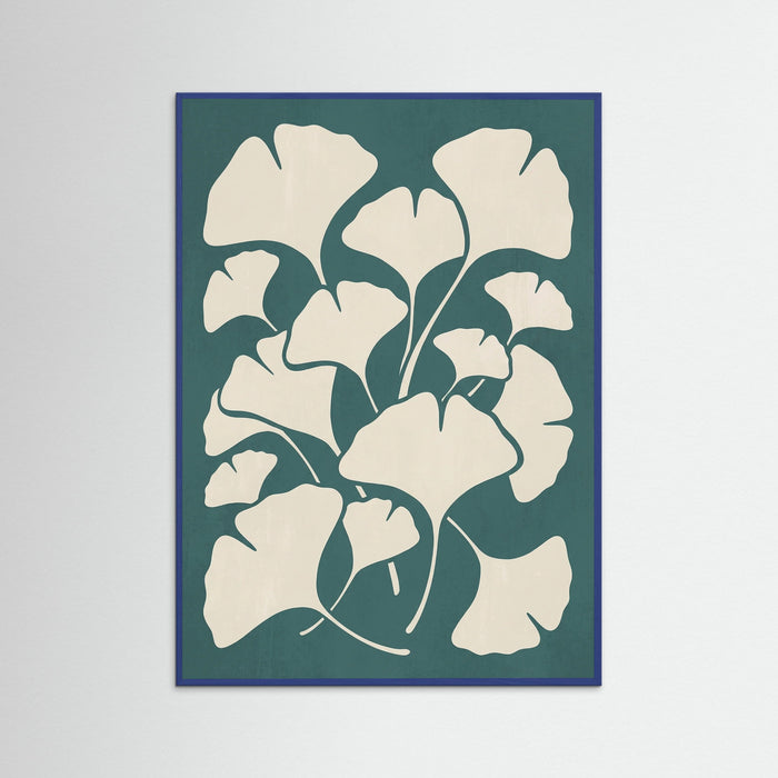 Blue Wood Botanical Bloom