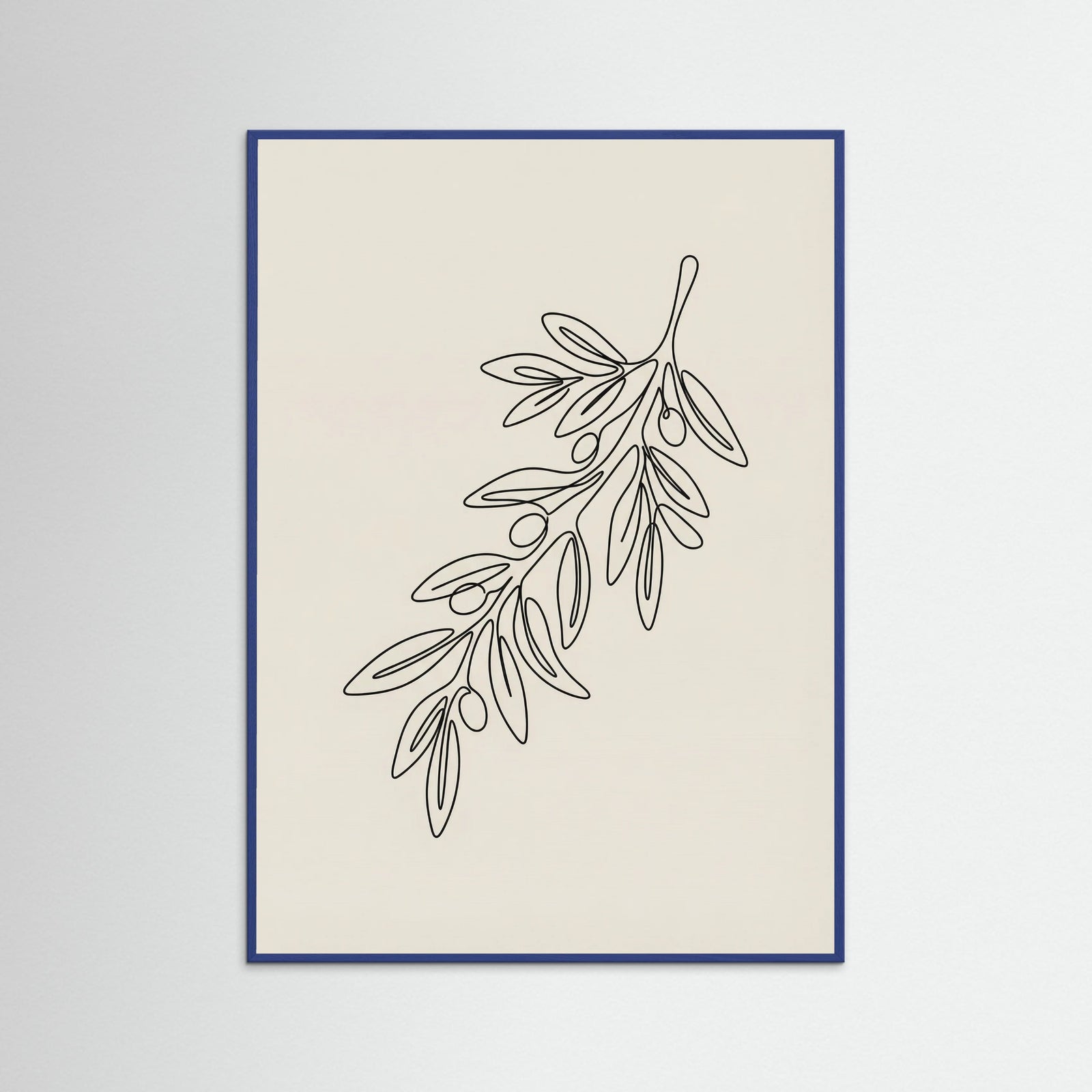 Blue Wood Botanical Contour