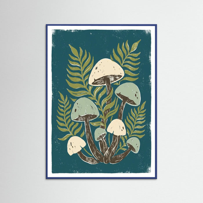 Blue Wood Botanical Flow
