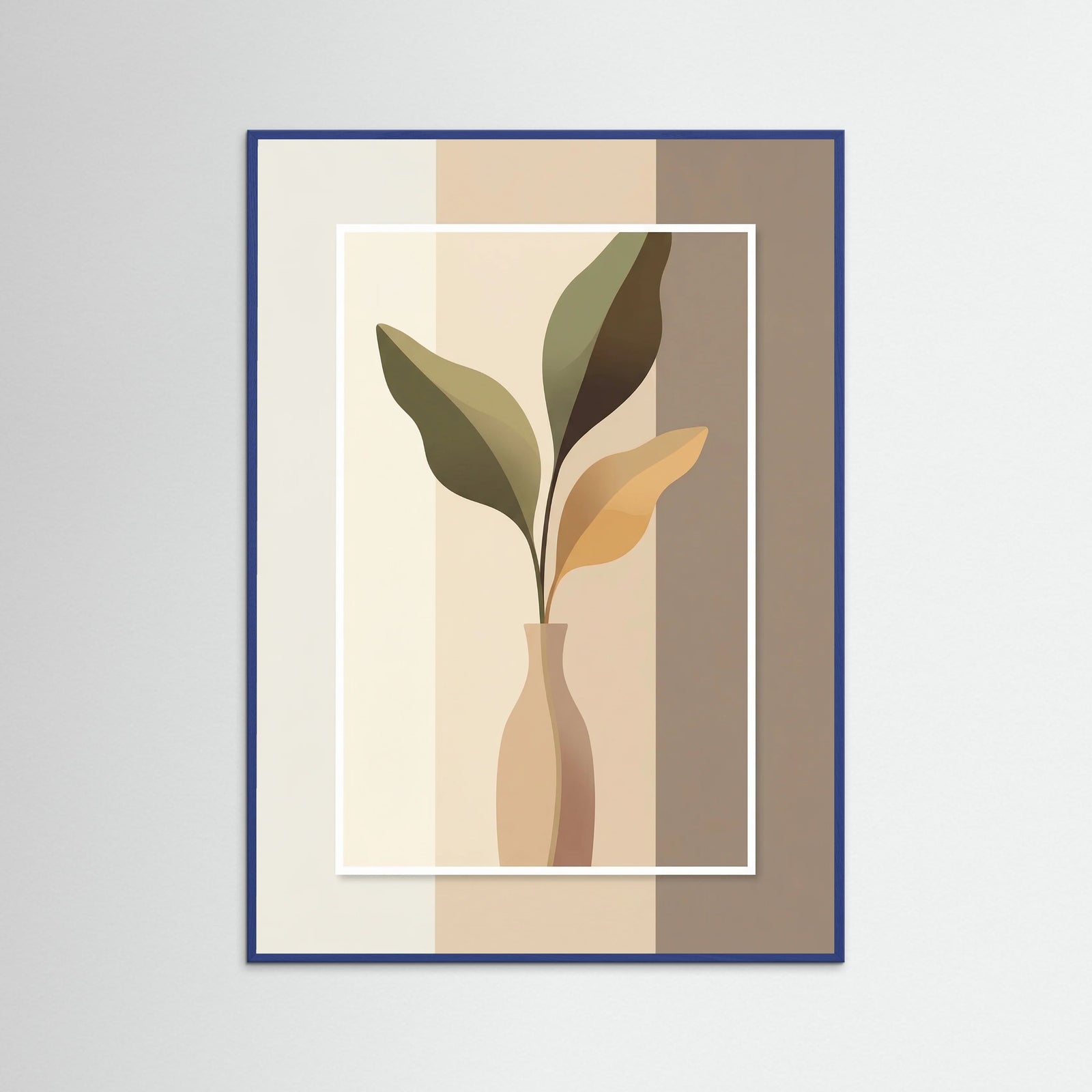 Blue Wood Botanical Harmony Beige