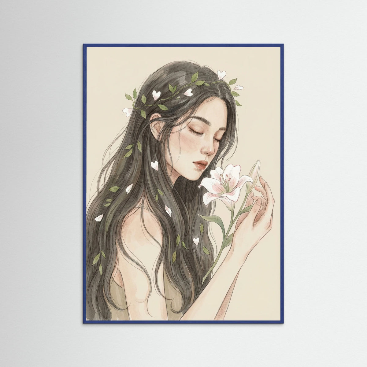 Blue Wood Botanical Serenity