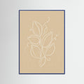 Blue Wood Botanical Simplicity
