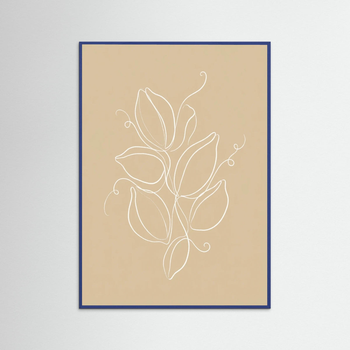 Blue Wood Botanical Simplicity