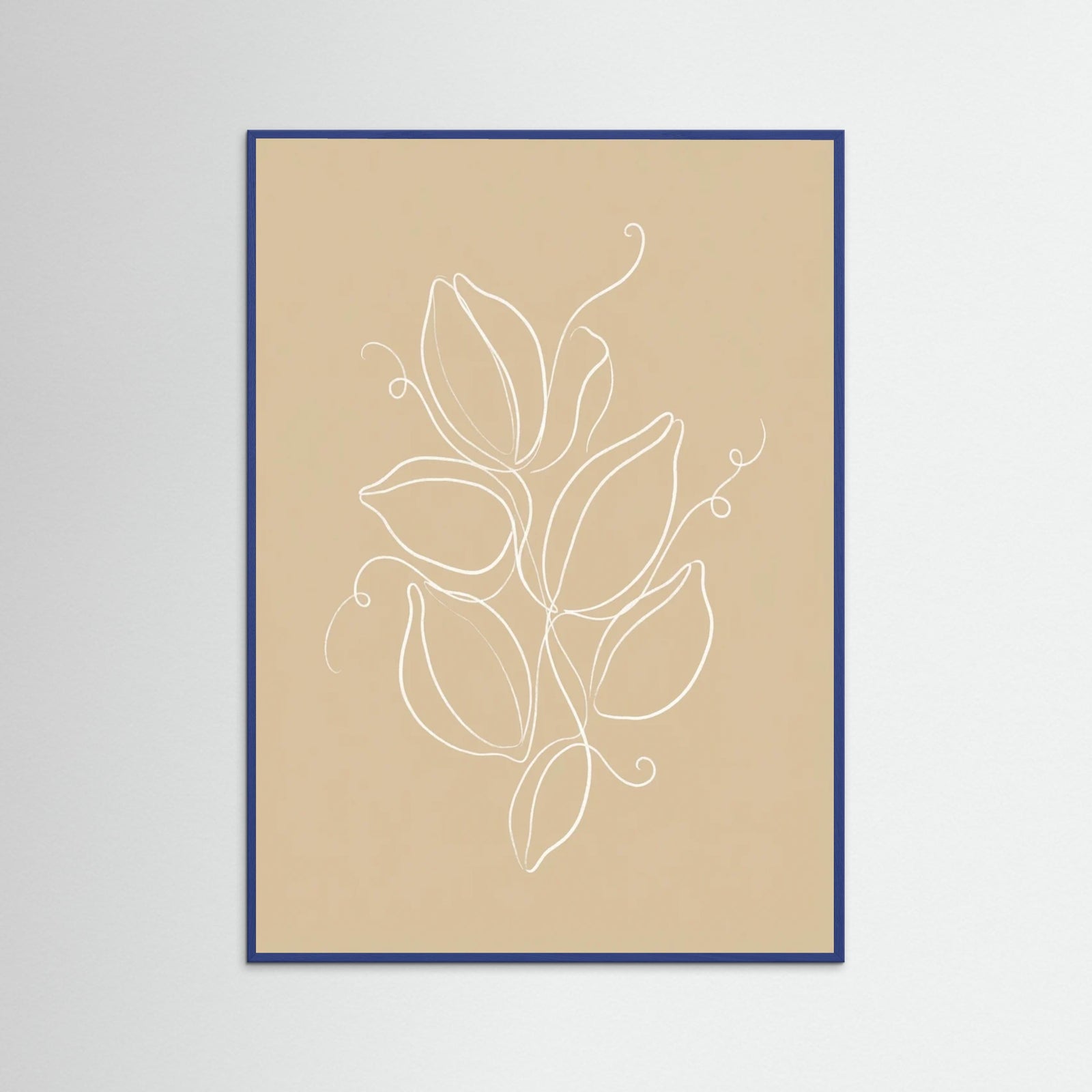 Blue Wood Botanical Simplicity