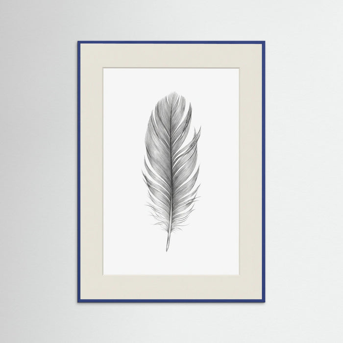 Blue Wood Botanical Whispers