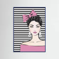 Bow Girl Poster – Poster und Kunstdruck