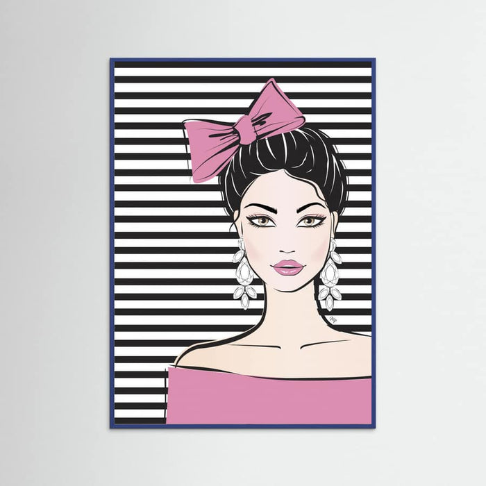 Bow Girl Poster – Poster und Kunstdruck