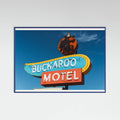 Blue Wood Buckaroo Motel Poster