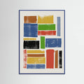 COLOR LINO CUT COMPOSITION Poster – plakat og kunsttryk