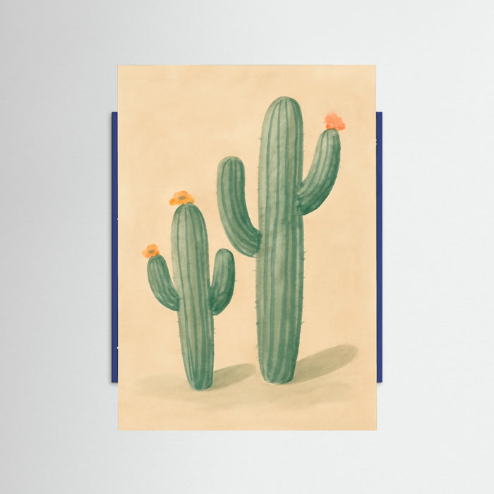 Blue Wood Cactus Harmony
