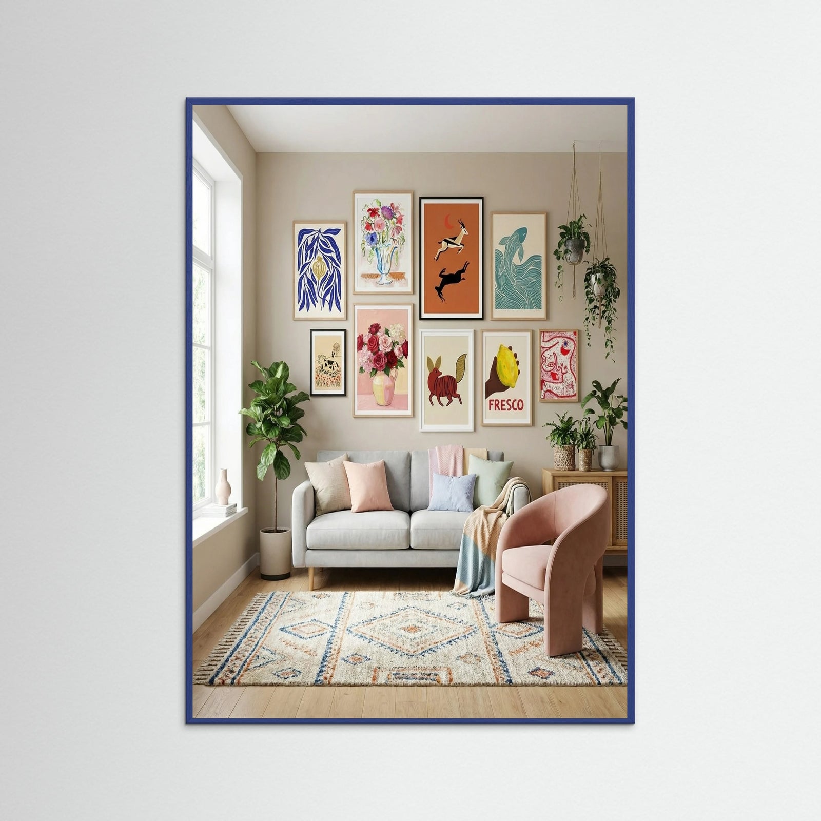 Blue Wood Caf Con Leche