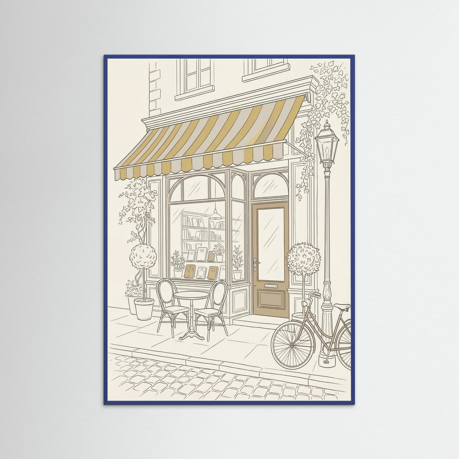 Blue Wood Cafe Serenity Sketch