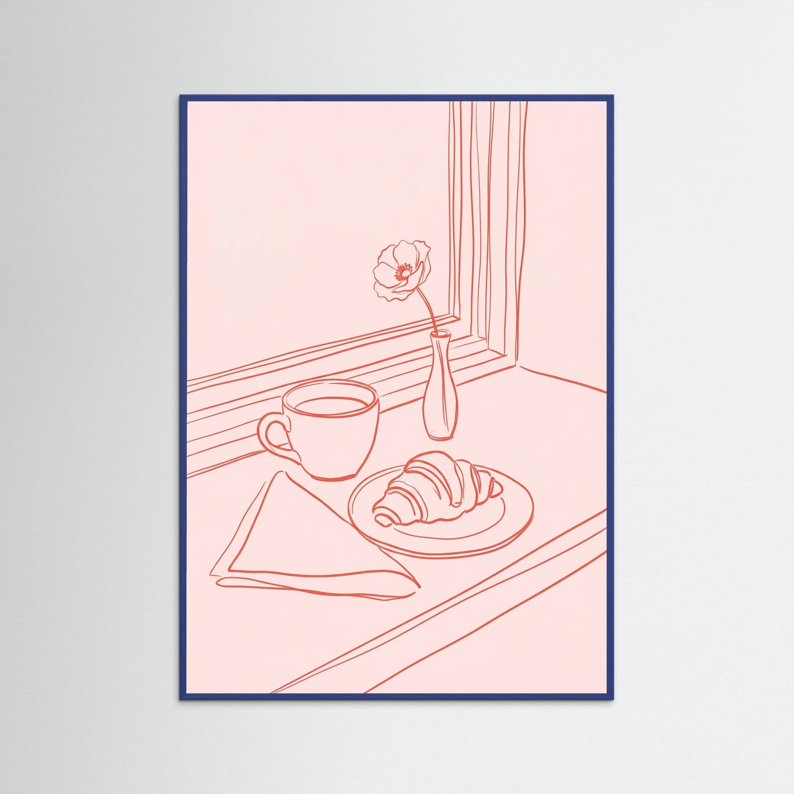 Blue Wood Casual Moment