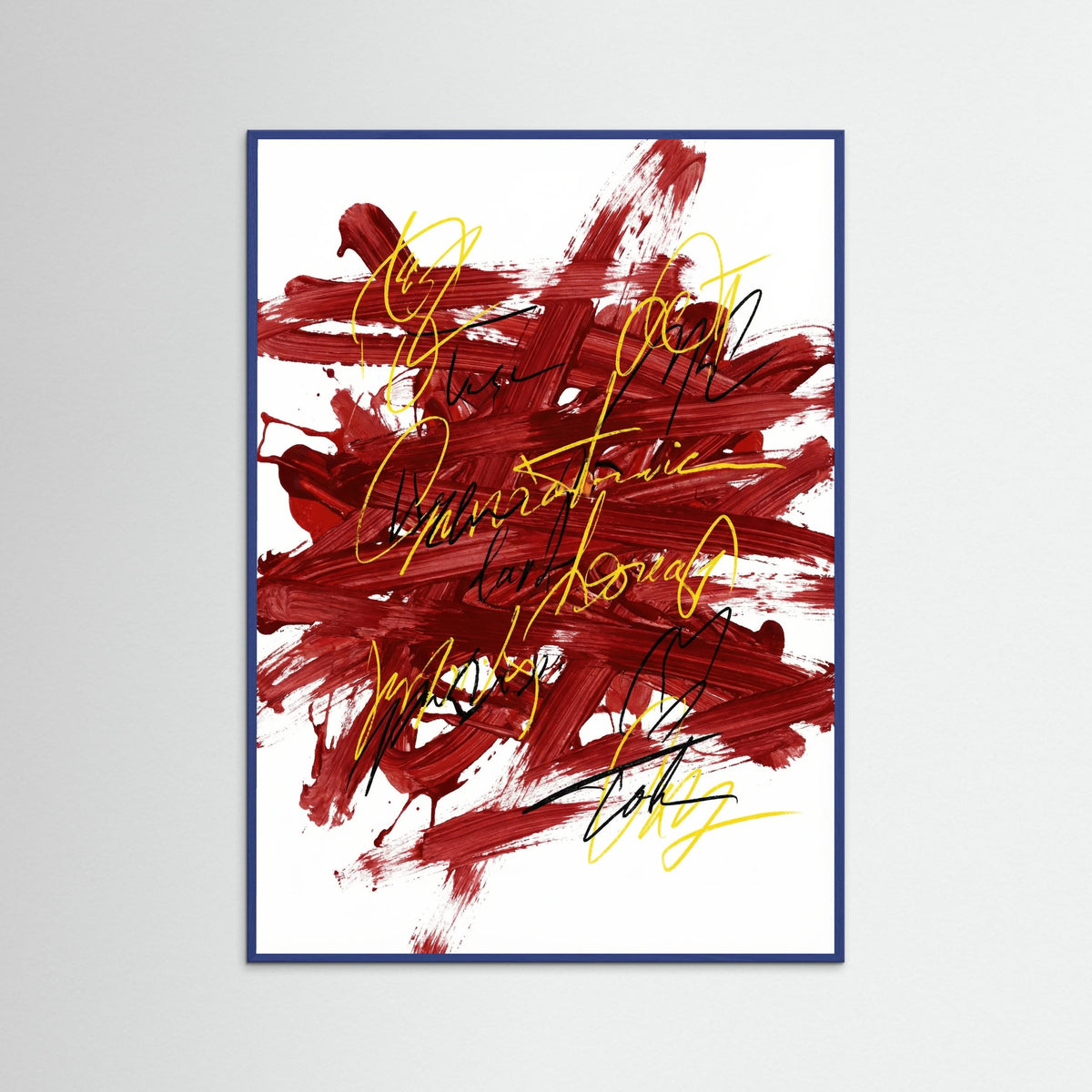 Blue Wood Catalan Strokes