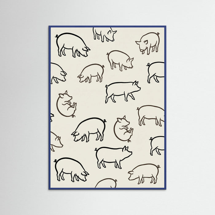 Blue Wood Cattle Grid