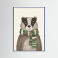 Blue Wood Celebration Bear