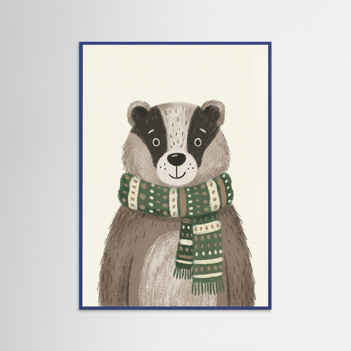 Blue Wood Celebration Bear