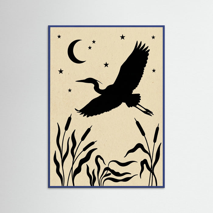 Blue Wood Celestial Deer