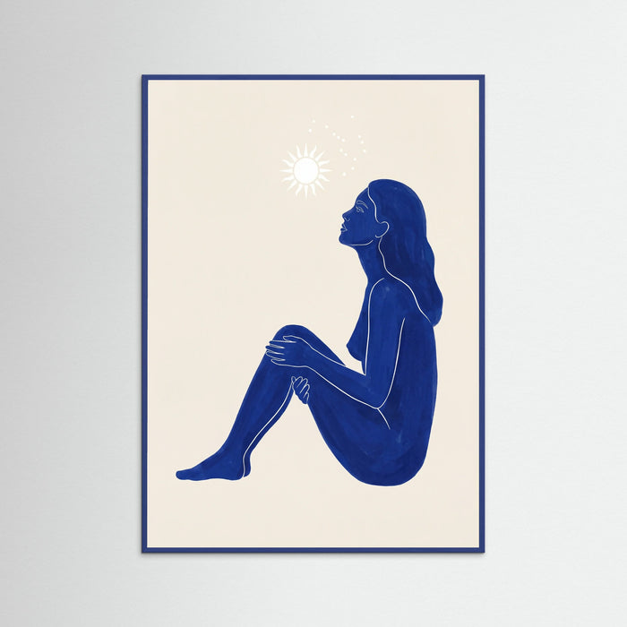 Blue Wood Celestial Embrace
