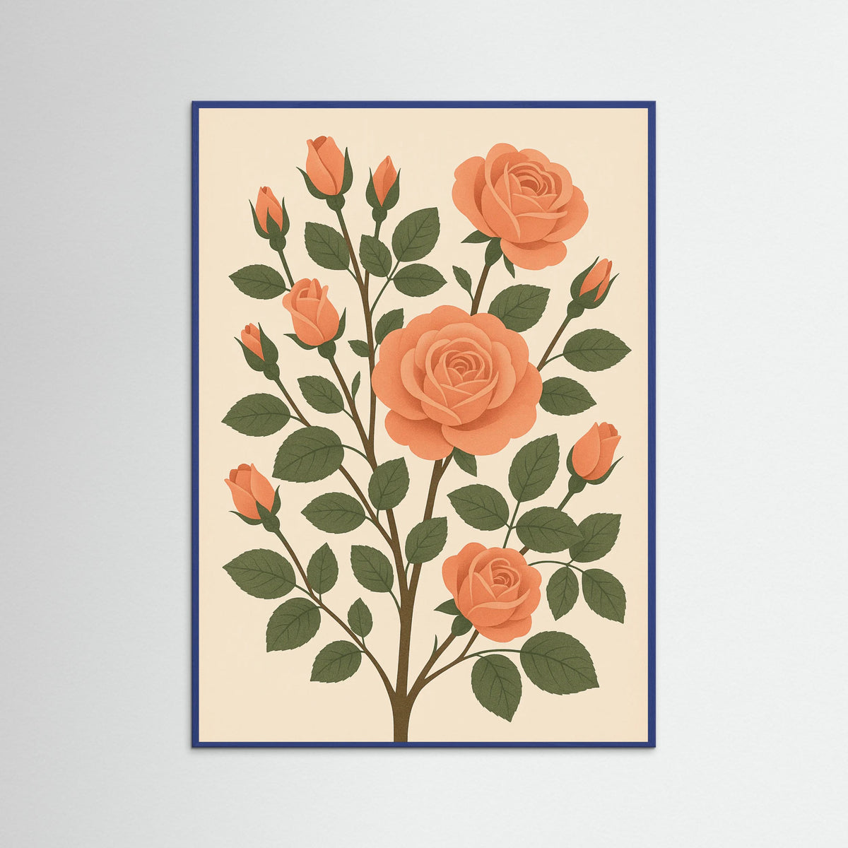 Blue Wood Cherry Blossom Tokyo