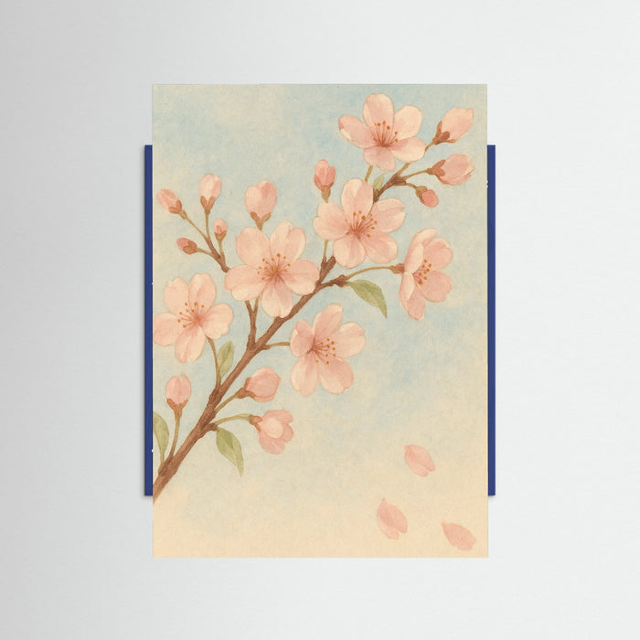 Blue Wood Cherry Blossom
