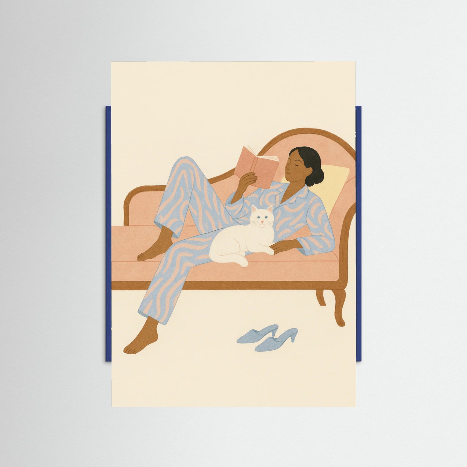 Blue Wood Chic Relaxation