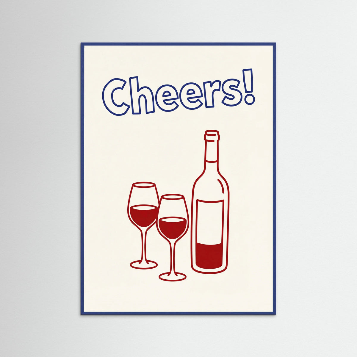 Blue Wood Cin Cin Toast