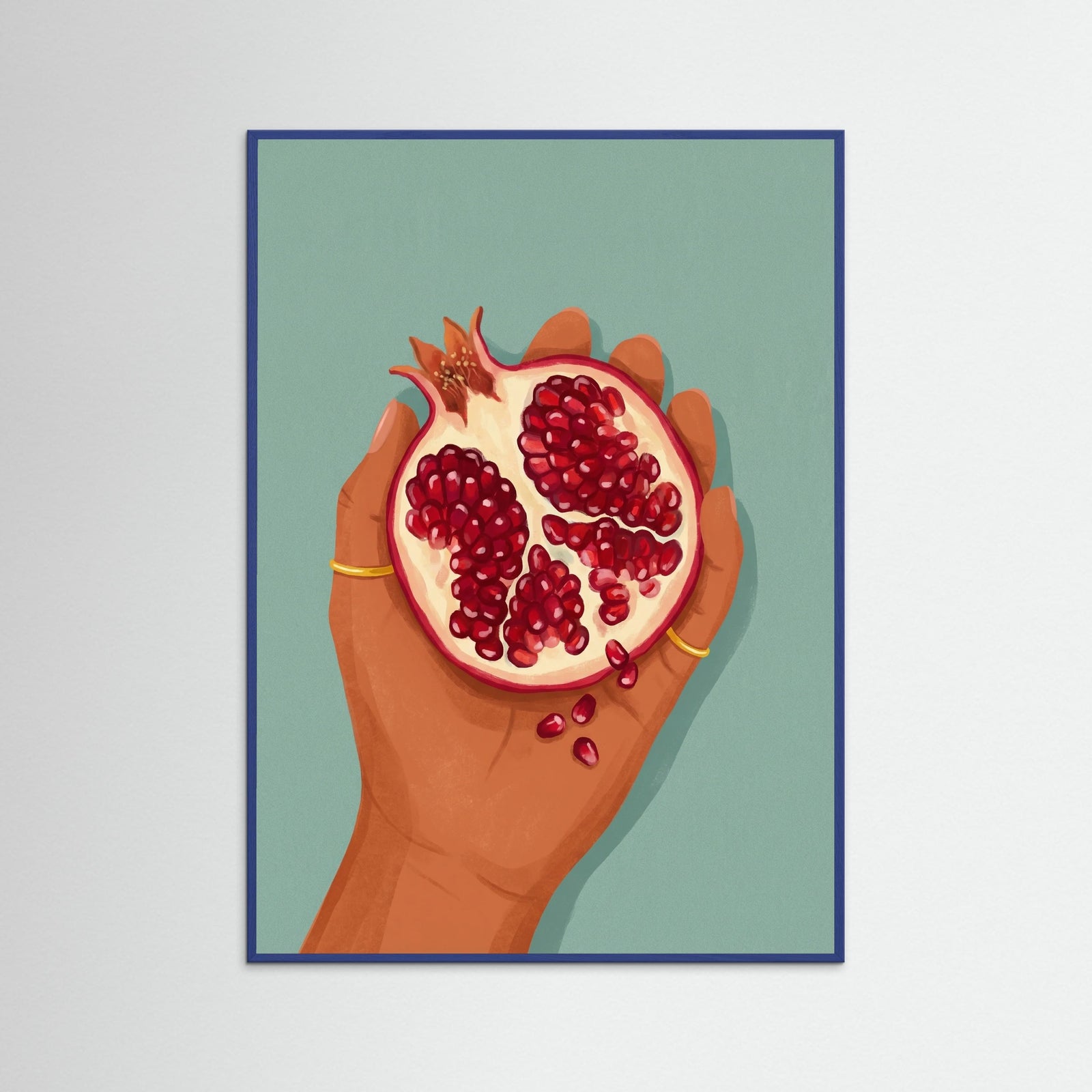 Blue Wood Citrus Embrace