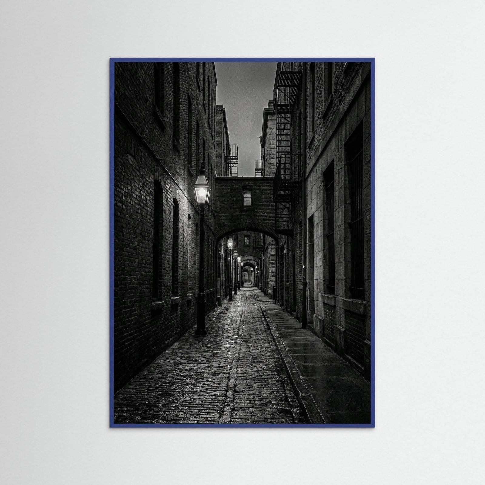 Blue Wood Citys Quiet Rest