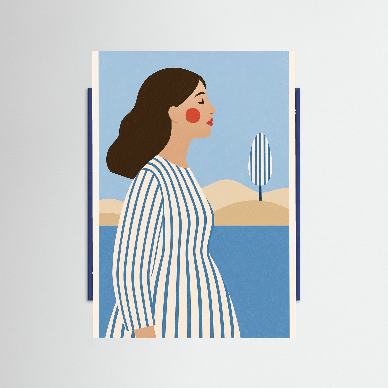 Blue Wood Cloud Kissed