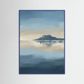 Blue Wood Cloud Mountain Reflection