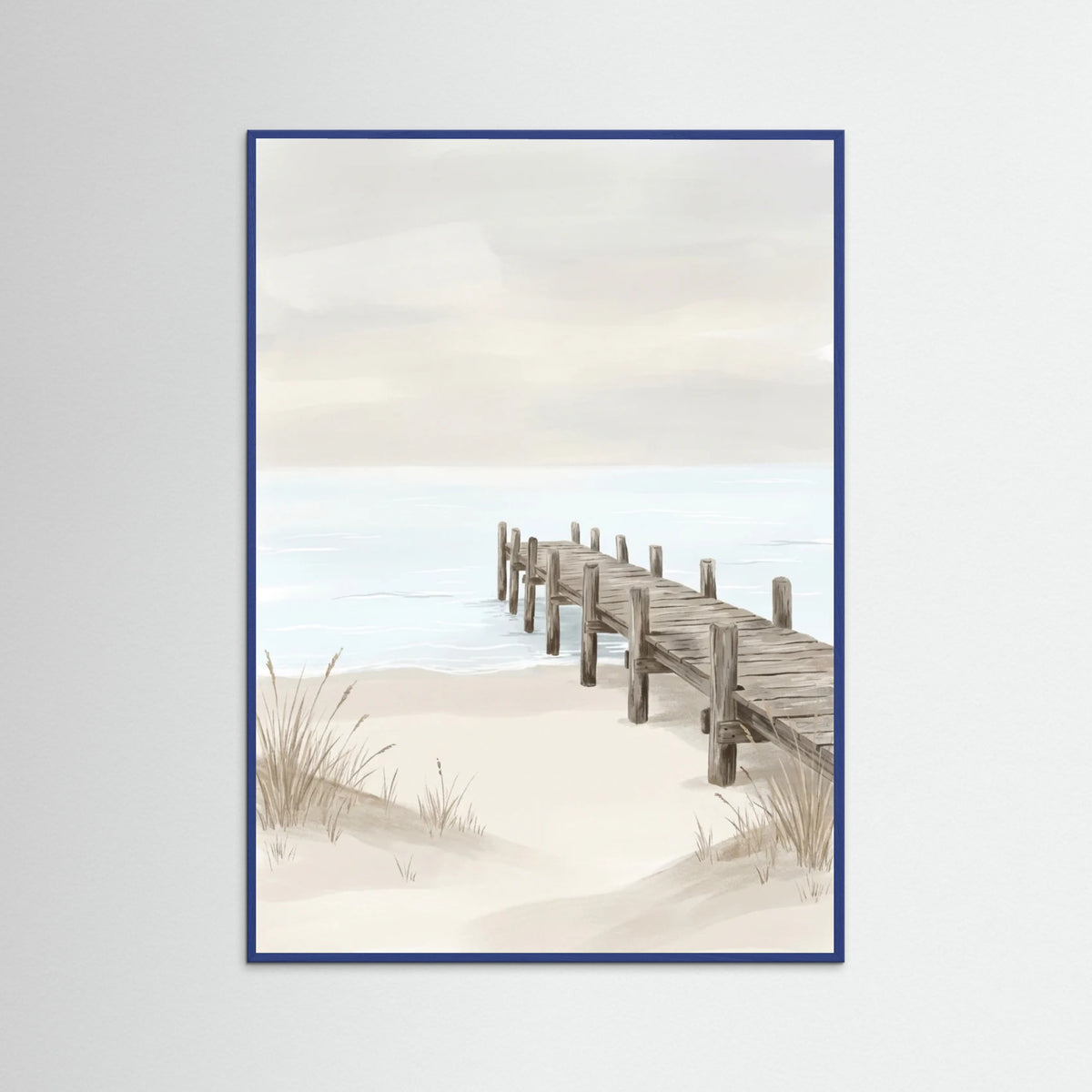 Blue Wood Coastal Beacon