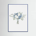 Coastal Bouquet With Bow Poster – poster and art print