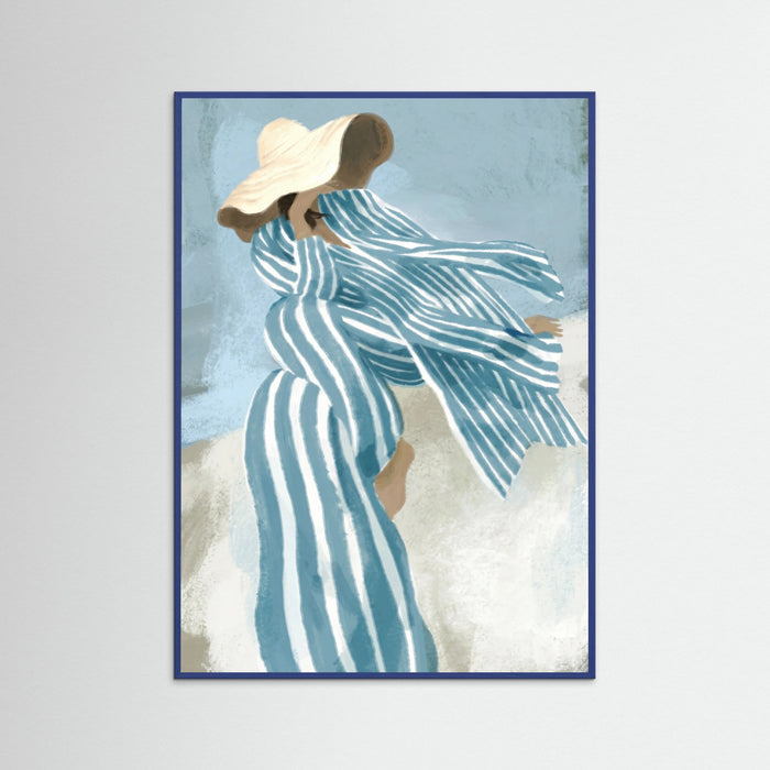 Blue Wood Coastal Breeze