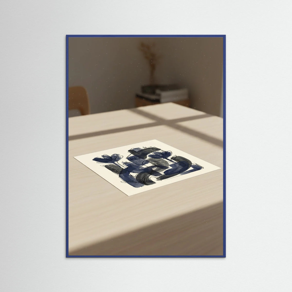 Blue Wood Coastal Citrus Serenity