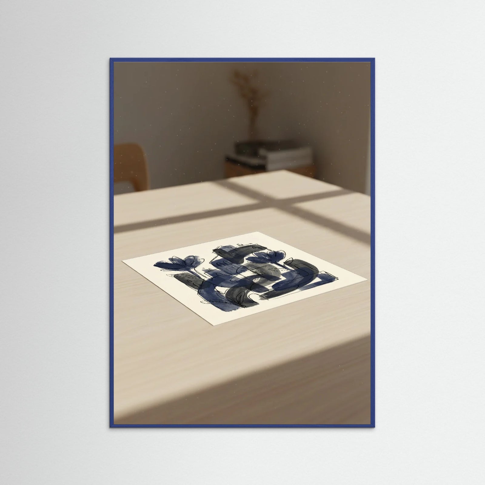 Blue Wood Coastal Citrus Serenity