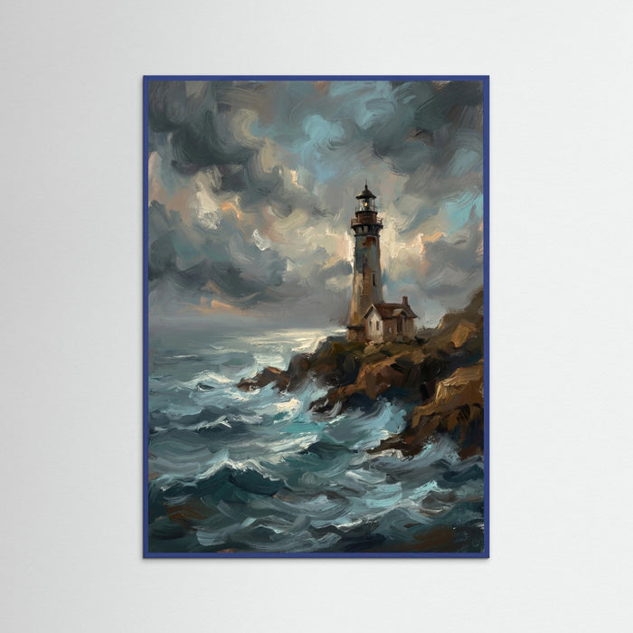 Blue Wood Coastal Grandeur